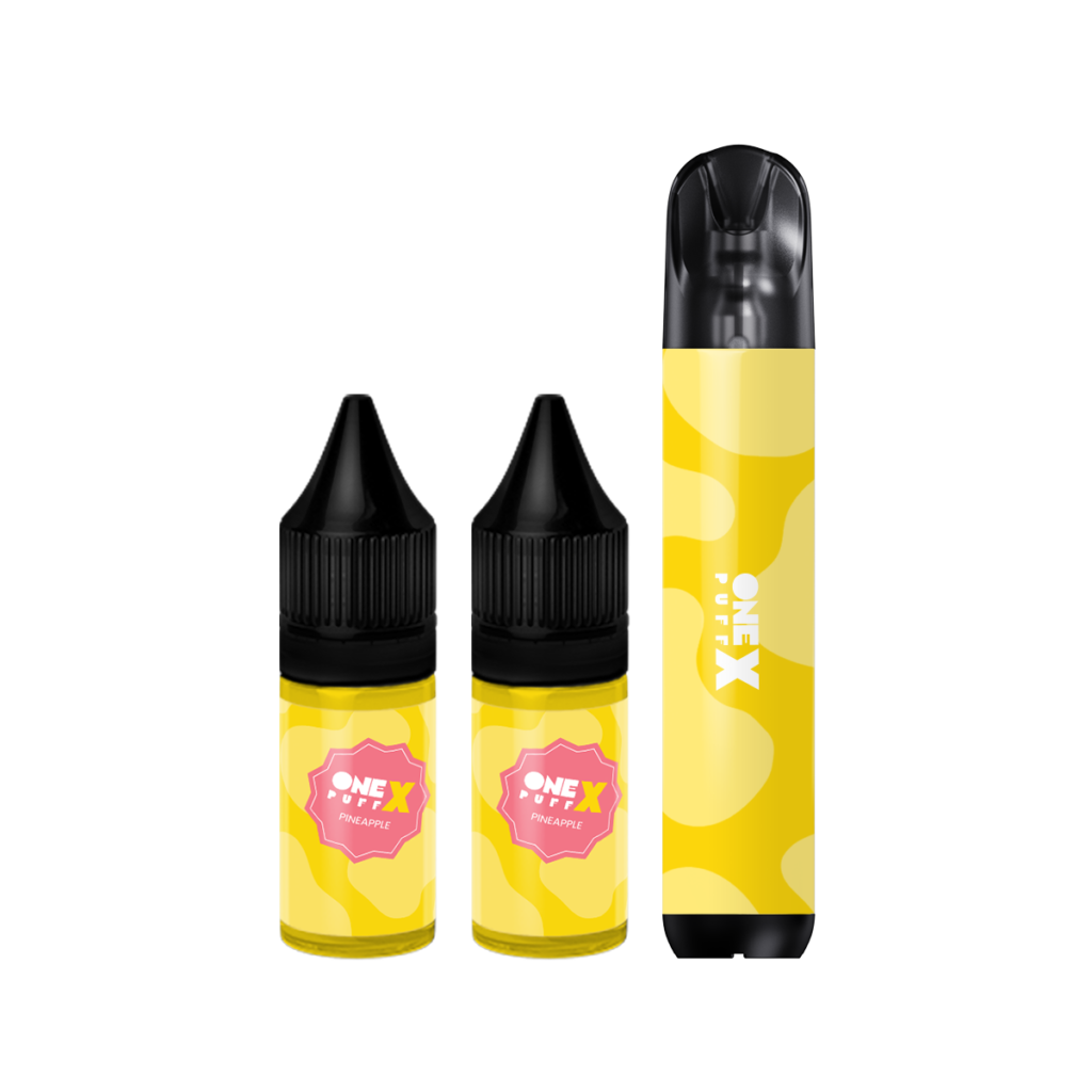 Țigara electronica One Puff X reîncărcabilă cu aromă de Pineapple si 10.000 de puffs