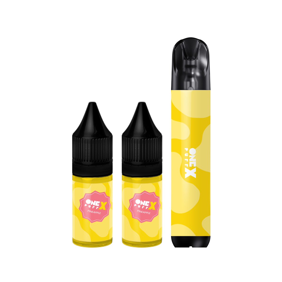 Țigara electronica One Puff X reîncărcabilă cu aromă de Pineapple si 10.000 de puffs