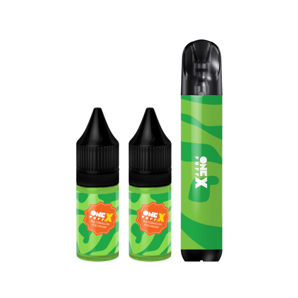 țigara electronica One Puff X reîncărcabilă cu aromă de Watermelon IceCream si 10.000 de puffs