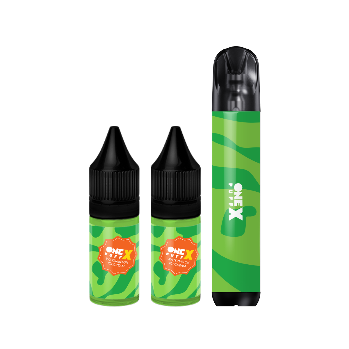 țigara electronica One Puff X reîncărcabilă cu aromă de Watermelon IceCream si 10.000 de puffs