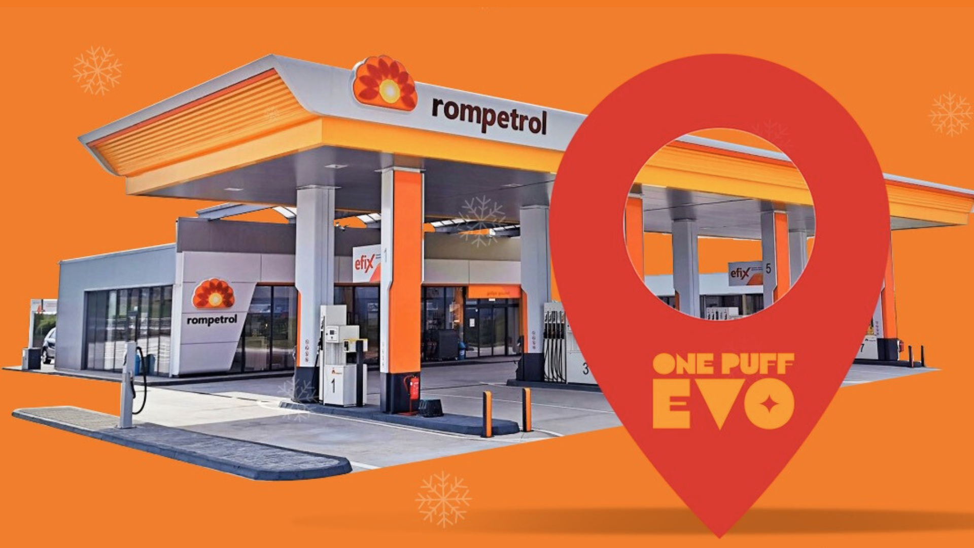 Găseste in benzinăriile Rompetrol ONE PUFF EVO.